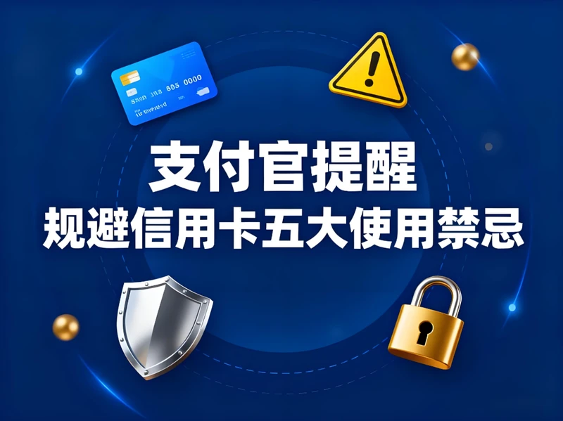 支付官提醒：规避信用卡五大使用禁忌，安全用卡指南
